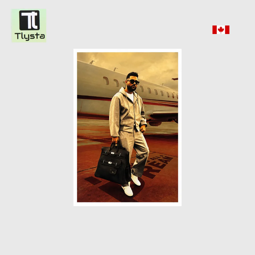 Karan Aujla Standing Poster Size 13x19 inch