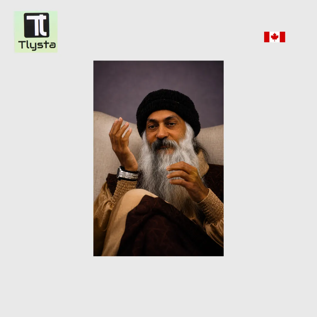 Osho Poster Sitting Size 13x19 inch