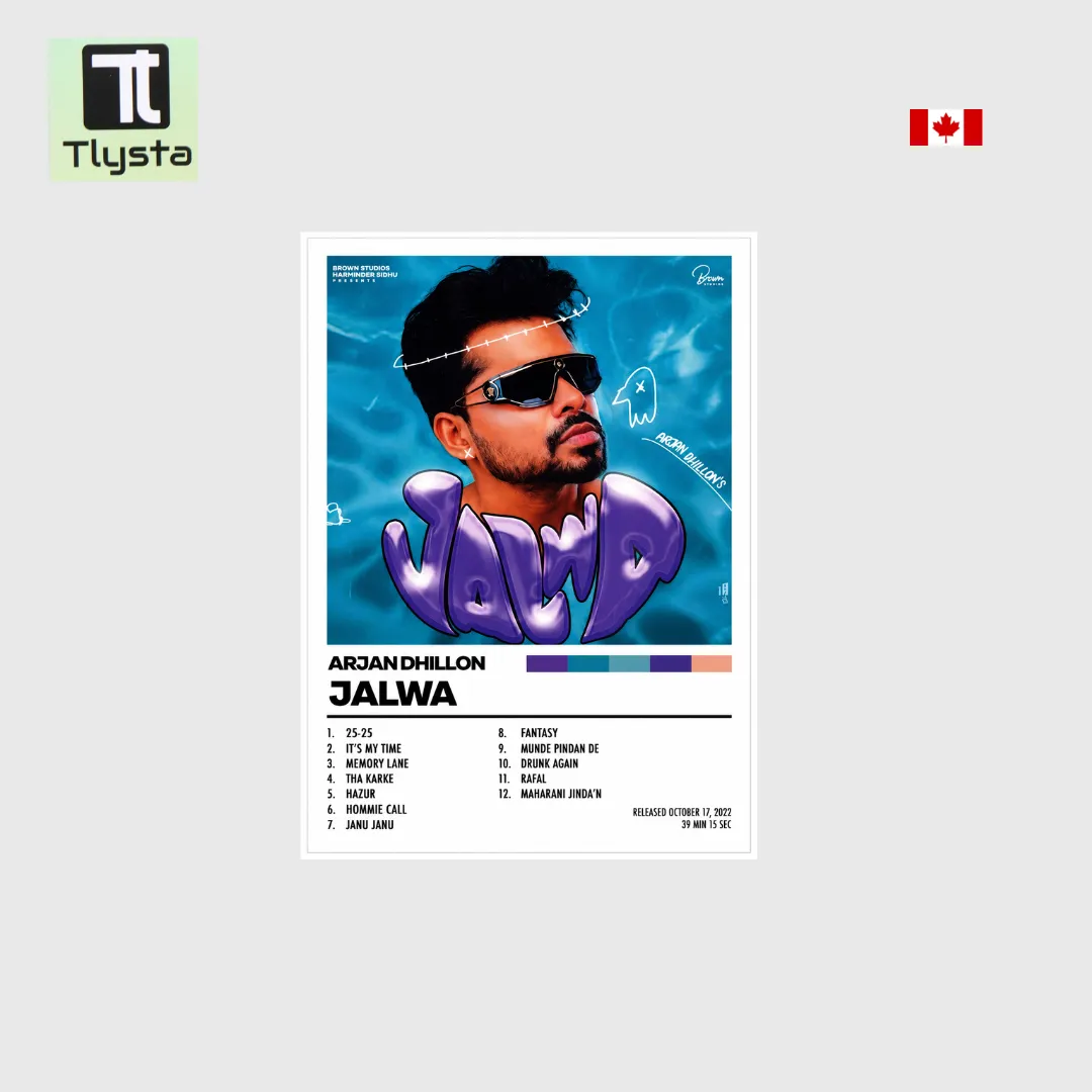 Arjan Dhillon Poster Style 1 Size 8×11 inch