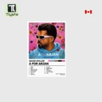 Arjan Dhillon Poster Style 10 Size 8×11 inch