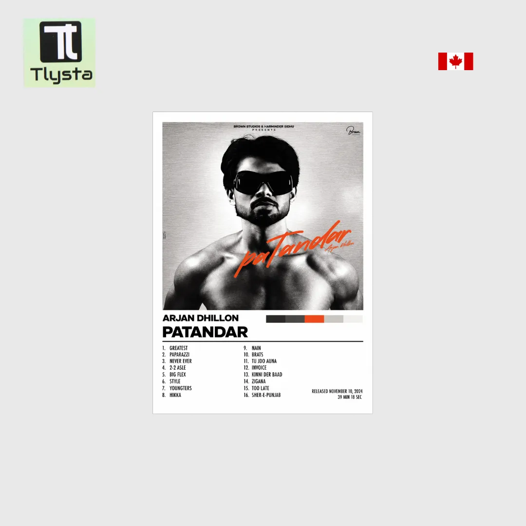 Arjan Dhillon Poster Style 4 Size 8×11 inch