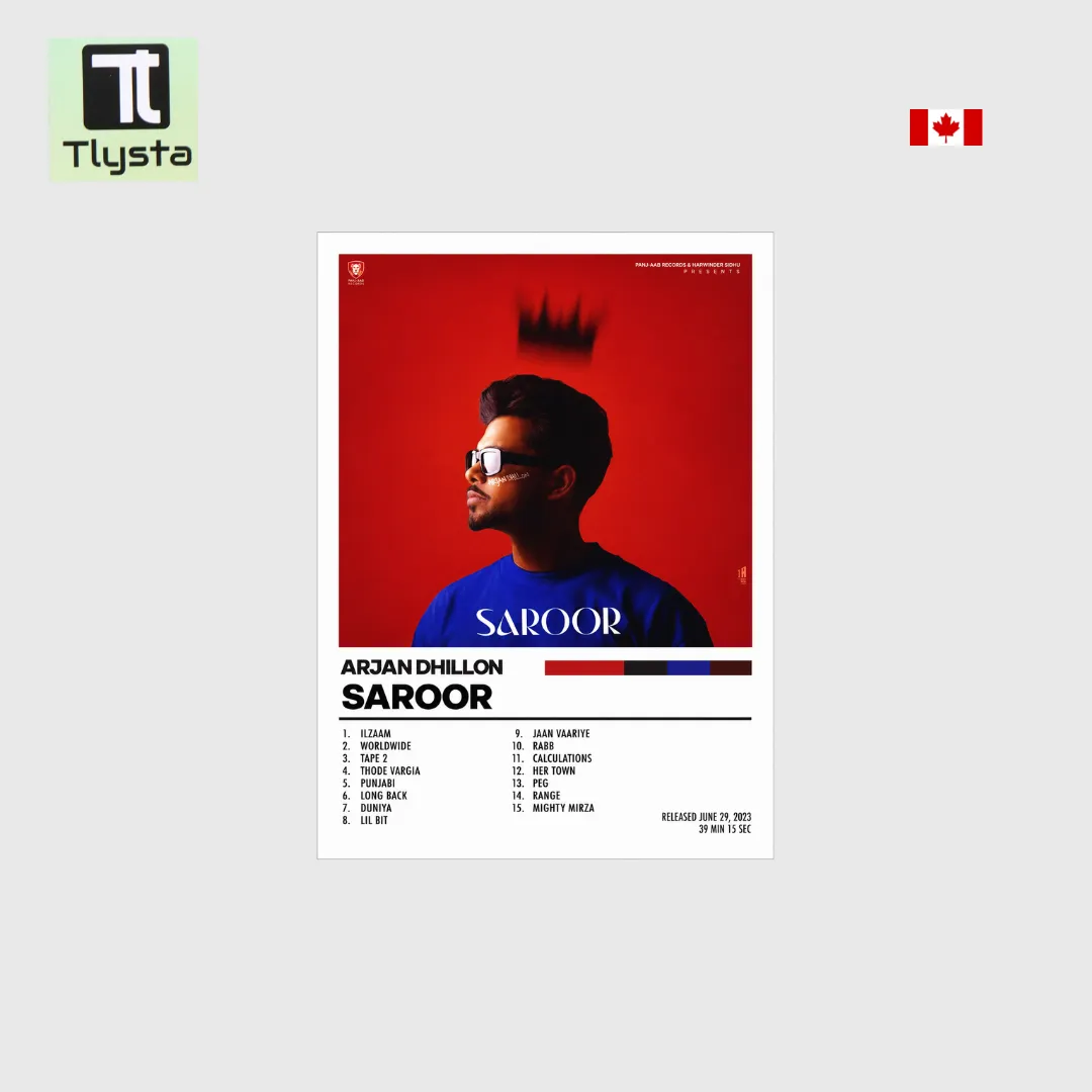 Arjan Dhillon Poster Style 5 Size 8×11 inch