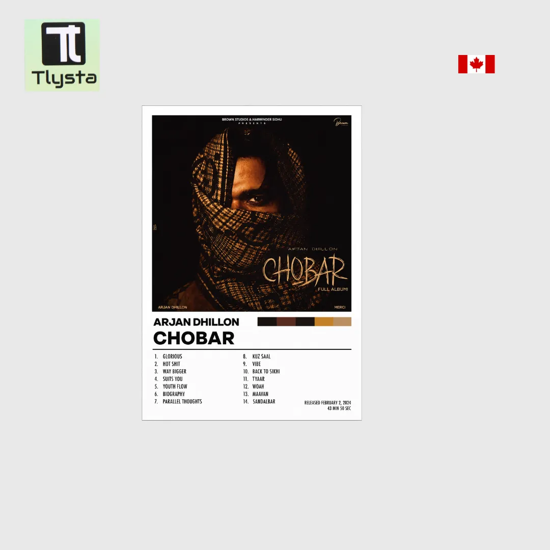 Arjan Dhillon Poster Style 7 Size 8×11 inch