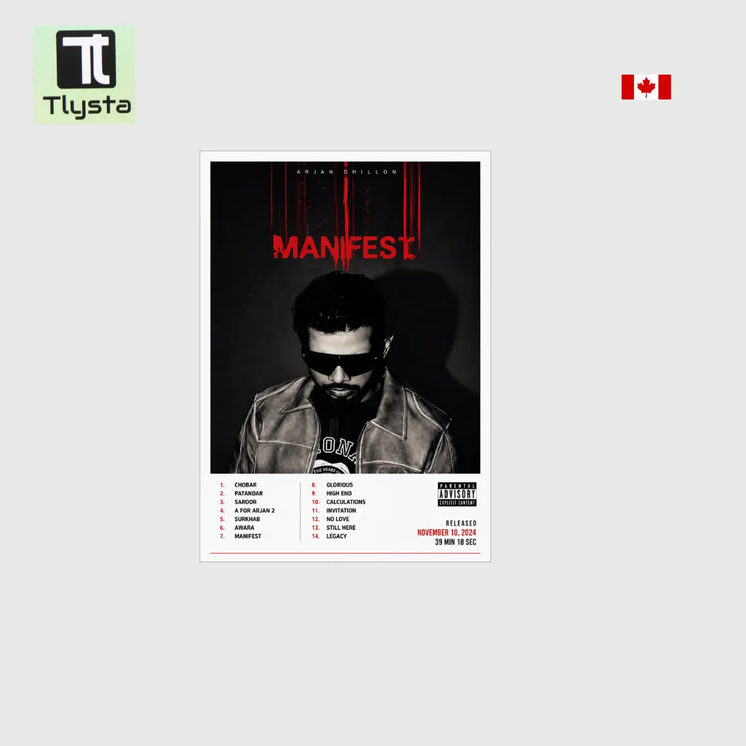 Arjan Dhillon Poster Style 9 Size 8×11 inch