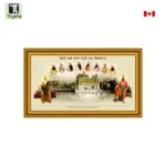 Golden Temple in 1833 and Ten Gurus Photo