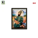 Guru Gobind Singh Ji Green Photo - Image 2