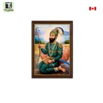 Guru Gobind Singh Ji Green Photo