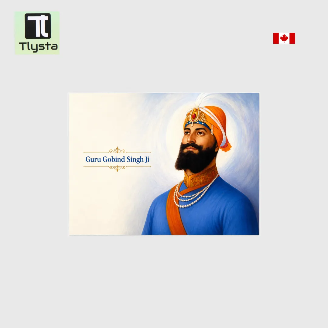 Guru Gobind Singh Ji Sticky Board Size 8x11 inch