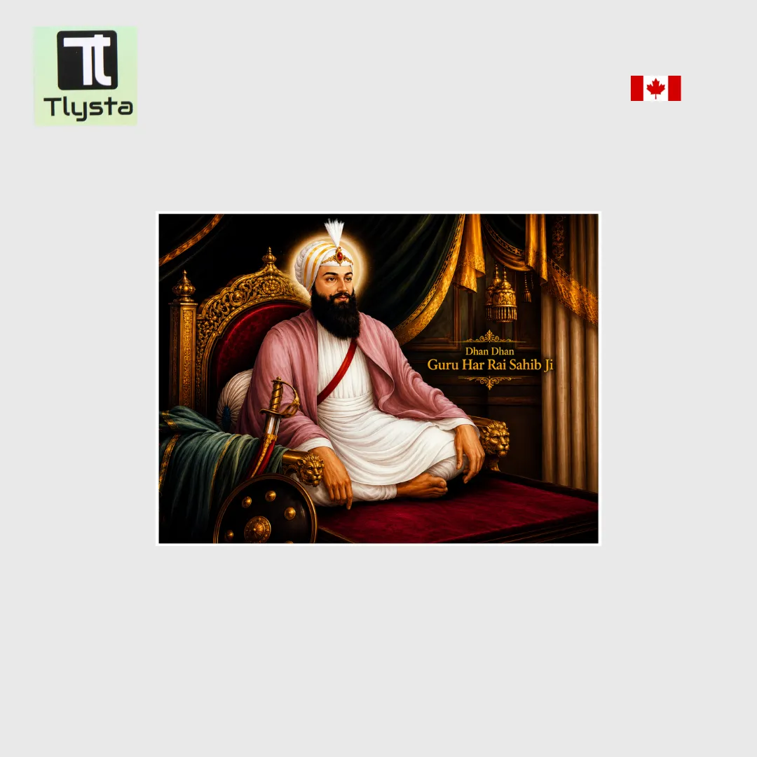 Guru Har Rai Ji Sticky Board Size 8x11 inch