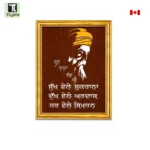 Guru Nanak Dev Ji Brown Photo