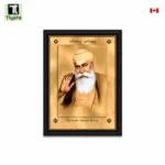 Guru Nanak Dev Ji Golden Photo - Image 3