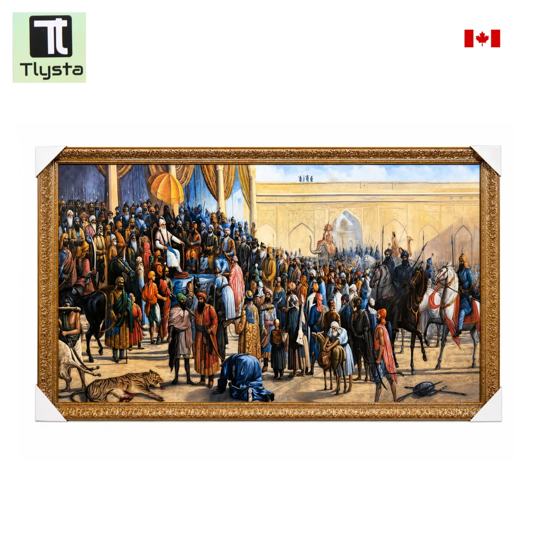 Maharaja Ranjit Singh Darbar Photo Frame (60×36 Inches 5×3 Feet)