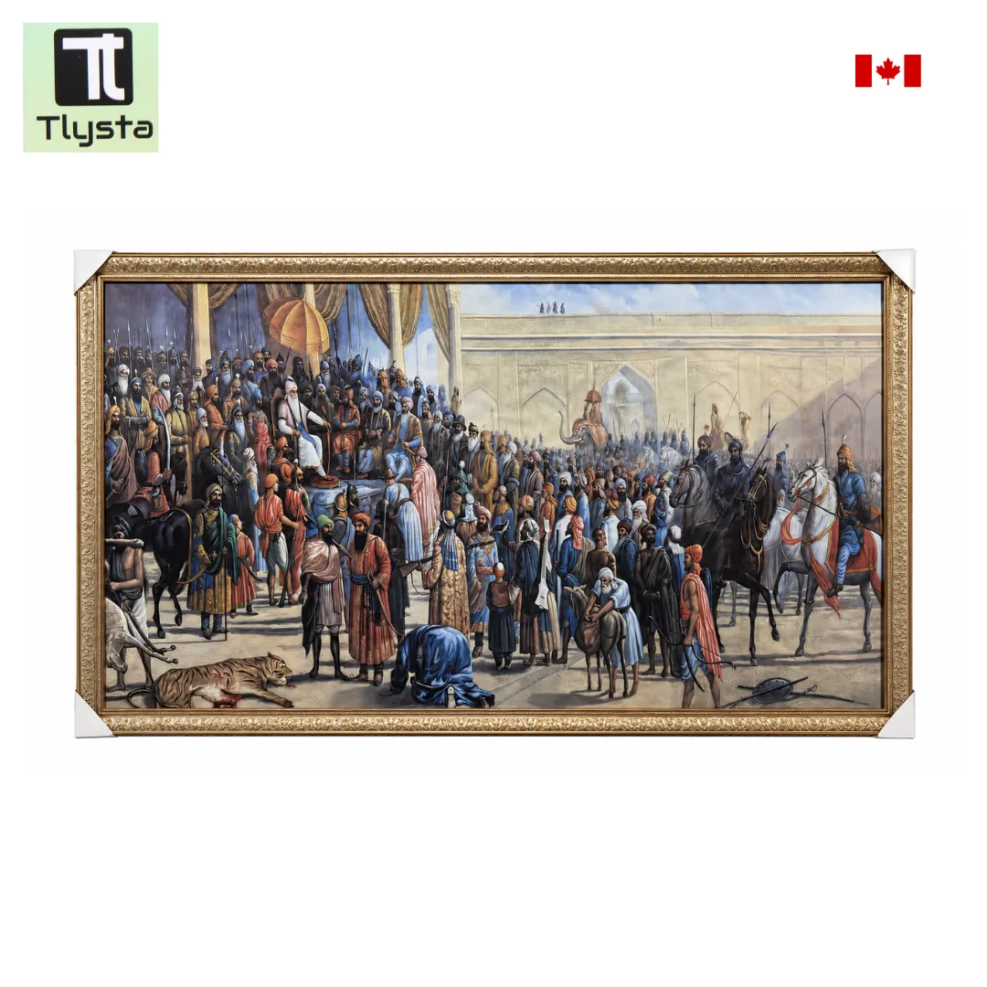 Maharaja Ranjit Singh Darbar Photo Frame (60×36 Inches 5×3 Feet)