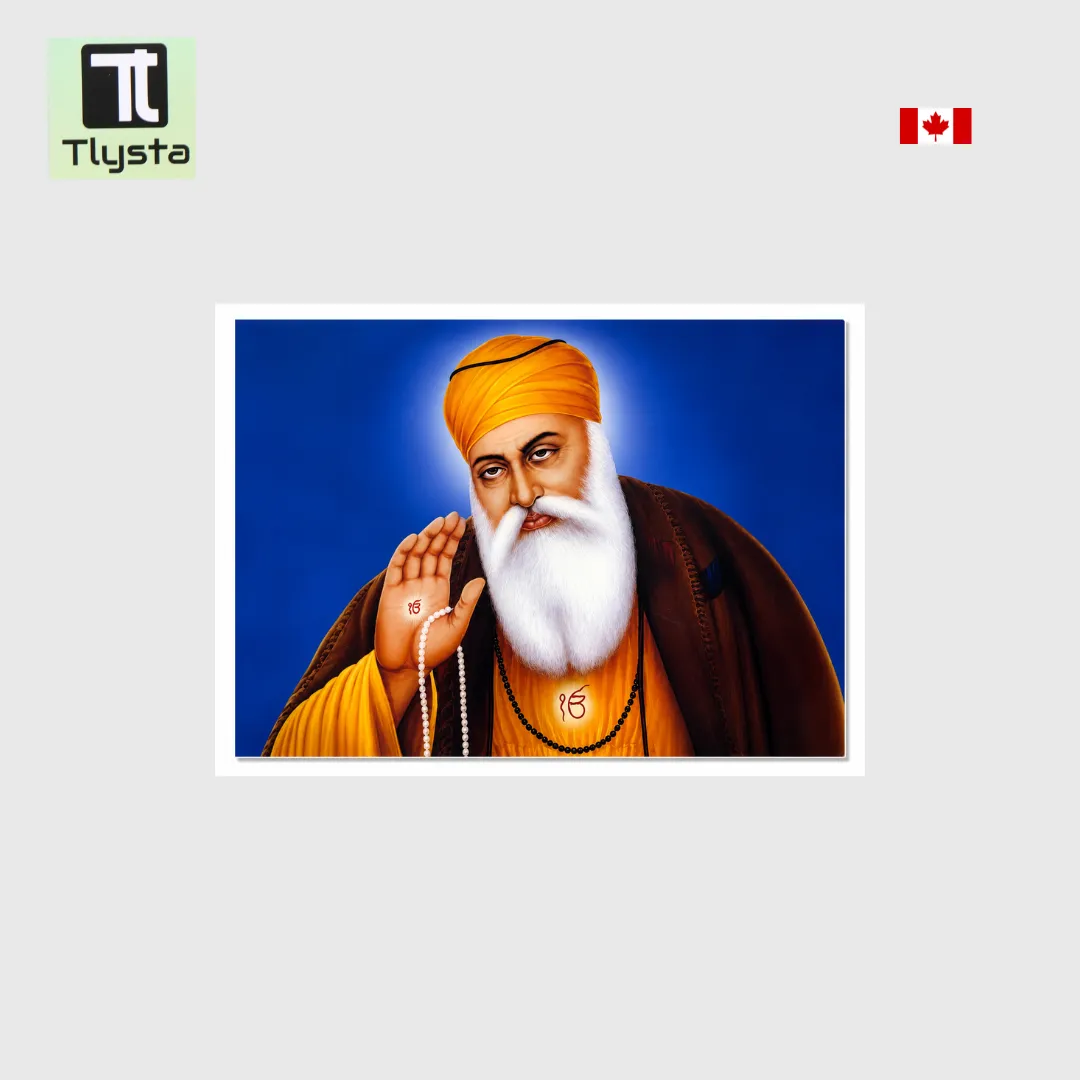 Sri Guru Nanak Dev Ji Sticky Board Size 8x11 inch