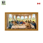 Last Supper Photo Frame Size (48×24 Inches 4×2 Feet)