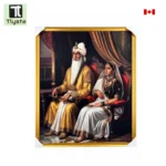 Maharaja Ranjit Singh and Maharani Jind Kaur Photo Frame Size 60x52 inch