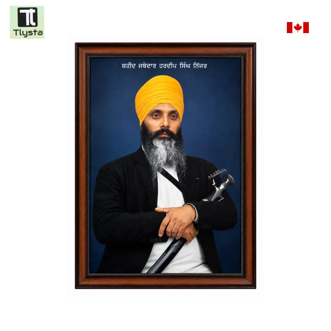 Shaheed Jathedar Hardeep Singh Nijjar Photo Frame (24×36 Inches 2×3 Feet)