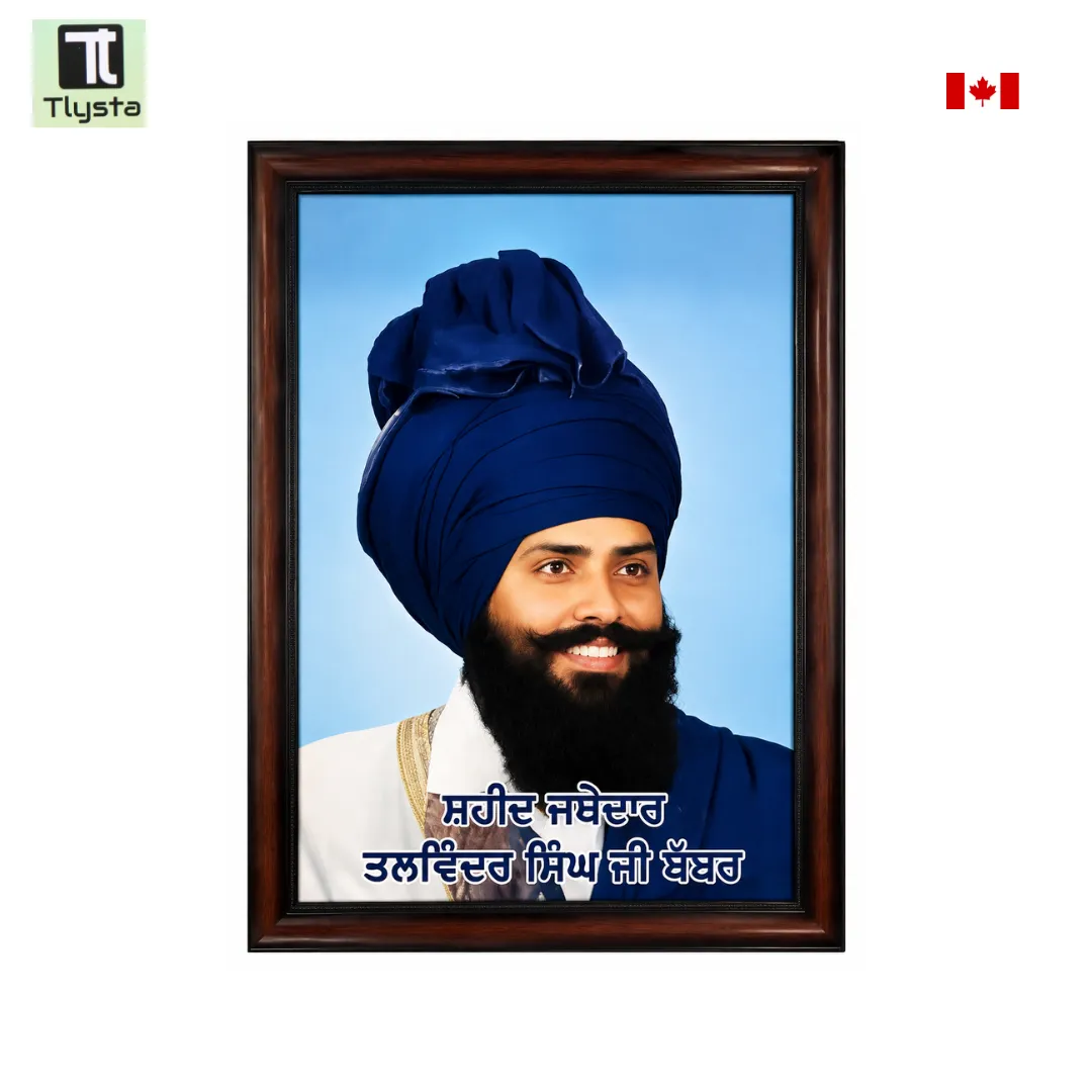 Shaheed Jathedar Talwinder Singh Ji Babbar Photo Frame (24×36 Inches 2×3 Feet)