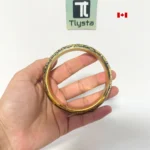 Signature of Punjab Mixed Alloy Kada Color Golden - Image 4