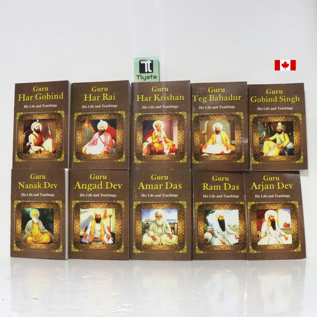 Ten Gurus Life and Teachings English Books Set- 10 Books