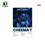 Cheema Y ANYWAY Poster Size 8×11 inch