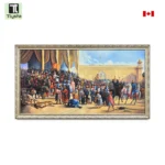 Maharaja Ranjit Singh Darbar White Photo Frame (60×36 Inches 5×3 Feet)