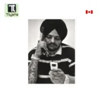Sidhu Moose Wala Black & White Poster Size 8×11 inch