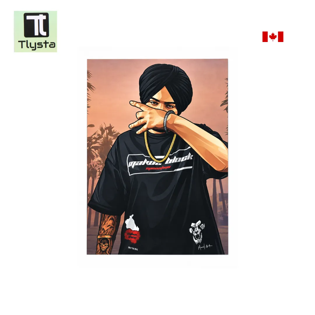 Sidhu Mosse Wala Malwa Block Poster Size 8×11 inch Sidhu Mosse Wala Malwa Block Poster Size 8×11 inch