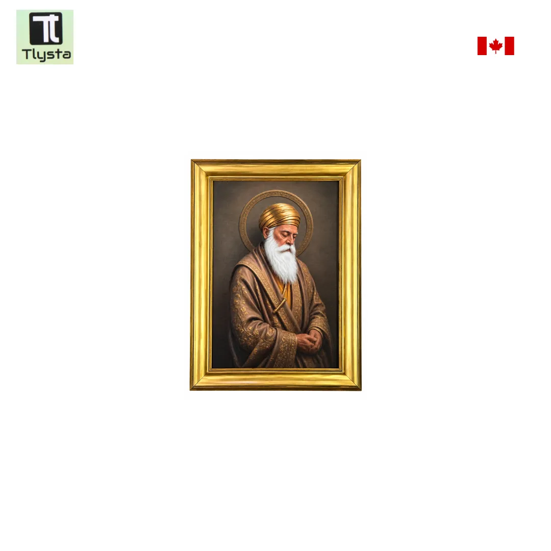 Sri Guru Nanak Dev Ji Photo Frame Size 8x11 Inch Sri Guru Nanak Dev Ji Photo Frame Size 8x11 Inch