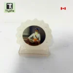 Baba Deep Singh Ji Car Dashboard Color White