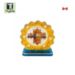 Golden Temple Car Dashboard Color Yellow