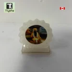 Guru Ramdas Ji Car Dashboard Color White