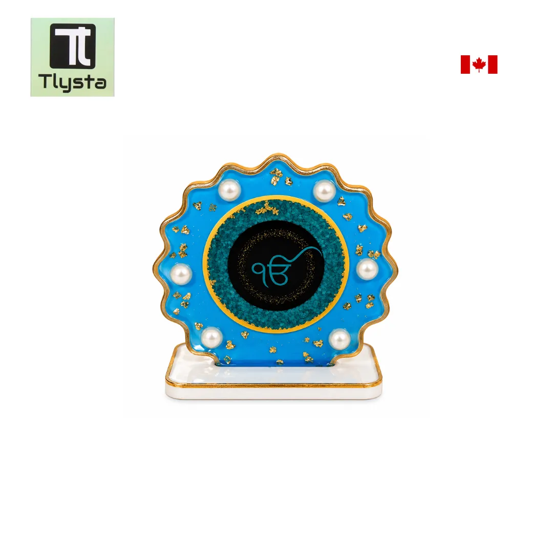 Ik Onkar Car Dashboard Color Cyan Ik Onkar Car Dashboard Color Cyan