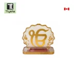 Ik Onkar Car Dashboard Color Golden