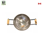 Sarbloh Karahi or kadahi Size 12 Inch Flat Surface - Image 3