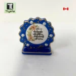 Sikhism Quote Car Dashboard Color Blue
