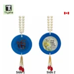 Tati Vao Na Lagai Ik Onkar Car Hanging Color Blue